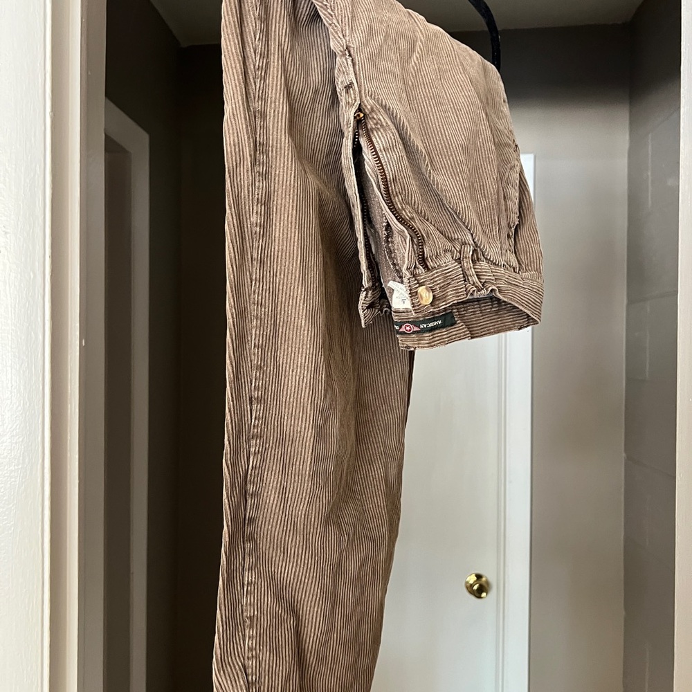 Stylish Tan Corduroy Pants